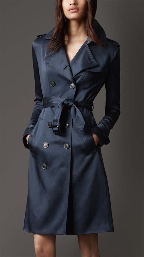 blue burberry trench coat|Burberry trench coats for women.